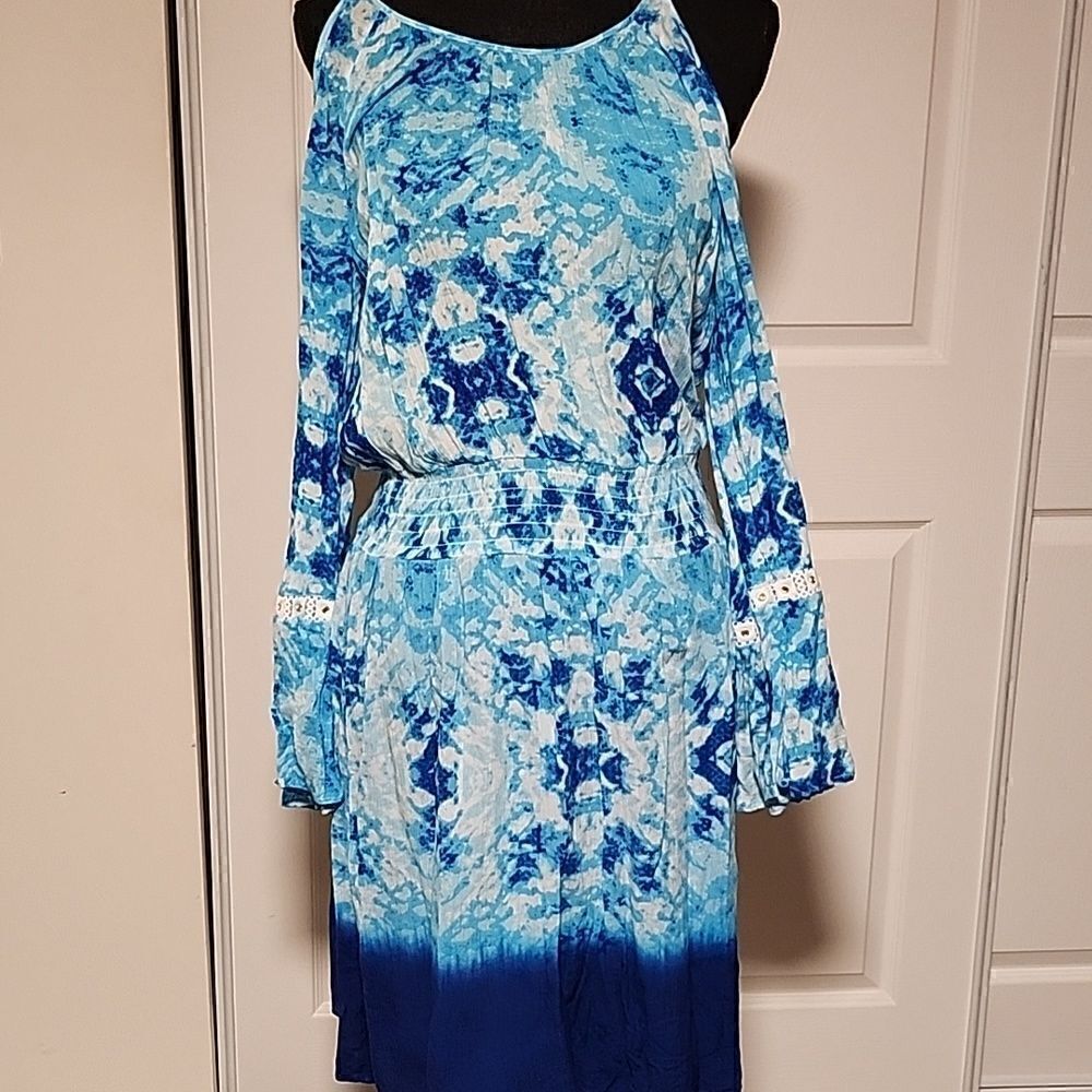 International concepts boho tie dye dress
